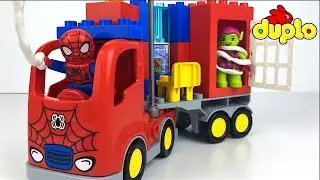 LEGO DUPLO SPIDER TRUCK ABENTEUER SPIDERMAN ERWISCHT GREEN GOBLIN UND BRINGT IHN INS GEF&Auml;NGNIS