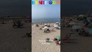 Playa de Poniente 16 de Abril #benidorm #playadeponiente #ponientebeach  #costablanca #spain
