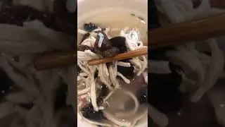 Chinese Street Food - shredded tofu skin soup, a popular breakfast in Wuhu, Anhui Province #shorts