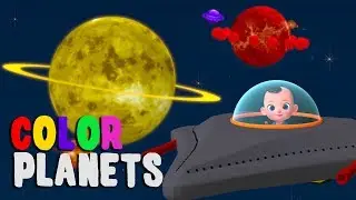 Colorful planets for Learning ABC with Kids | 3D Kids Educational Videos