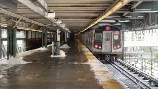 R46/R68A/R160/R188 Manhattan 7,N,W Trains At Queensboro Plaza