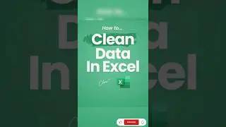 Stop Cleaning Data Manually! 🧹 Excel Flash Fill Hack #shorts