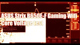 Регулировка напряжения Wi-Fi ASUS Strix B650E-F Gaming и тестирование LLC