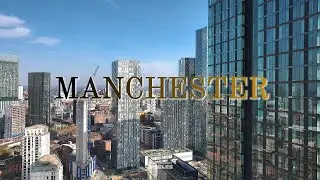 background SILENT VIDEO || Manchester sky scrapers || DRONE FOOTAGE || #drone #scenery #adventure