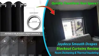 Обзор затемняющих штор JoyDeco &mdash; бюджетные термозащитно-затемняющие шторы