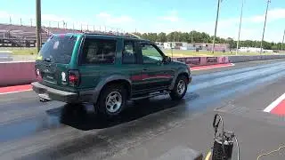 Supercharged Explorer at Atco Dragway.