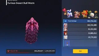 Guardian Tales - Raid 2.0 - Worm (Earth) [Lucy-Randi-Vishuvac-Kamael]
