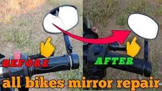 buy this 👇//all bikes mirror repair//bike mirror crack repair//how to fix broken mirror of bike
