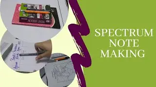[Study Vlog] How I make spectrum notes 📗| map work 🗺 | rainy day 🌧 #ExploreUPSC #UPSC #IAS