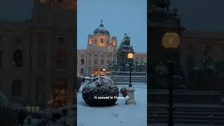 Winter Magic in Vienna 🇦🇹❄️