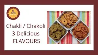 Instant Chakli | झटपट चकली |CHAKOLI | 3 FLAVOURS - CLASSIC, SPINACH AND TOMATO | STEP BY STEP