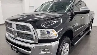 2016 RAM 2500 LARAMIE LONGHORN CUMMINS DIESEL BRILLIANT BLACK 4K WALKAROUND 13190Z SOLD!