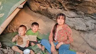 had to sleep overnight in the deep forest because the family was so hungry and thirsty
