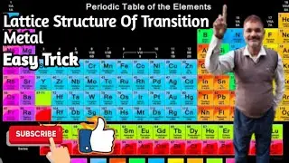 &ldquo;Strong Metal ka Raaz 🔥 | Lattice Structure Explained&rdquo;#LatticeStructure #TransitionMetals #Chemistry