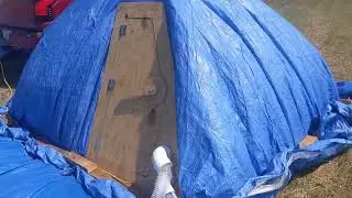 Foxpup's 2025 Nebraska Star Party Air Conditioned Tent Setup