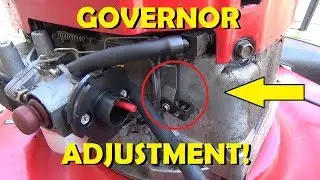 How to Adjust RPM on Mower w. No Carb Adjustments!