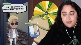 convincing AI couples to let us into their homes BUT i have to do what the SPIN WHEEL SAYS!