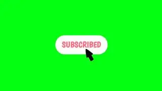 Free Use Intros: Green Screen Pink Subscribe Button. No Copyright!