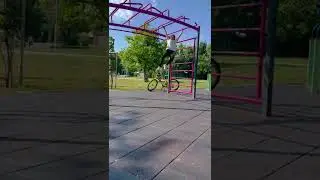 Noureen is climbing monkey bar#shorts #monkeybars