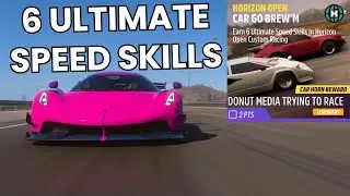 Forza Horizon 5 - 6 Ultimate Speed Skills in Horizon Open custom