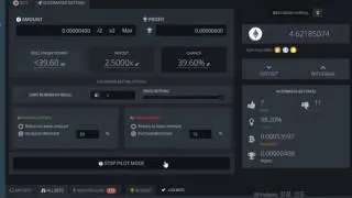 Bitsler   My strategy  Risky but fast revenue  stop script macro 1
