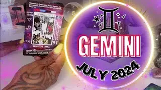 ♊ Gemini | July 2024 Psychic Tarot Forecast: Career, Love, & More!