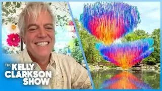 Kelly Clarkson Meets Artist Going Viral For Arial Sculpture in Green Mountain Falls, Colorado!