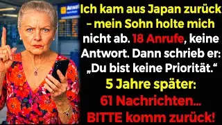 Mein Sohn vergaß, dass ich am Flughafen war–ich machte 18 verpasste Anrufe, niemand ging ran,und ich