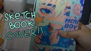 paint a SKETCHBOOK COVER with me!! ★
