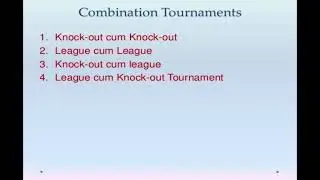 6  combination and challenge tournament