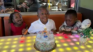 Zidan’s 7th birthday celebration at McDonald’s 👨‍🌾🍟🎂