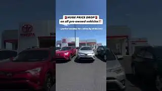 Price Changes on Pre-Owned Vehicles! #ToyotaOfWarsaw #Toyota #ToyotaFamily #SaveBig #Deals