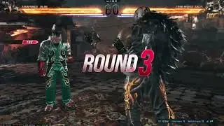 JIN vs ARMOR KING | Tekken 8 Rank Season 2 ( ULTRA GRAPHICS )