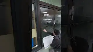 Perforated Vinyl Install 37 #satisfying #oddsatisfying #asmr #shorts