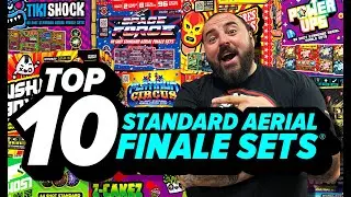 Top 10 Standard Aerial Finale Sets for 2023 with Mike! | Red Apple Fireworks