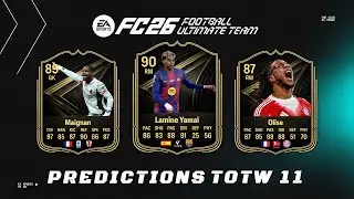 EA FC 26: Predictions Team of the Week 11 #TOTW