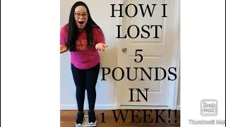 HOW I LOST 5 POUNDS IN 1 WEEK POSTPARTUM! ; MY FITNESS JOURNEY WEEK 1 out of 8