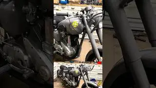 BSA B33 500cc Swedish Army 1951. Turning scrap into relics in 2025.