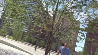 A look at the new Public Square from my Leiftech eSnowboard!