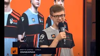 MSF Zanzarah interview - LEC Summer week 8 day 1