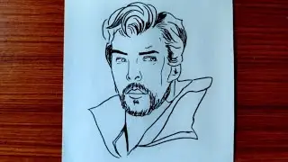 doctor strange drawing easy || doctor strange drawing tutorial || doctor strange drawing sketch ||