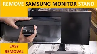Как снять подставку с монитора Samsung | Снятие крепления | Будьте осторожны | Обзоры Techfoot