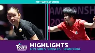 Anna Hursey vs Qin Yuxuan | U19 GS - SF | #ITTFWorldYouths 2025