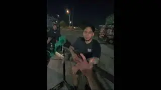 Unloading a 23 feet long printer turned sour on Friday night. This video starts after 7 hour  fight
