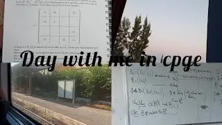 استيقاظ على الساعة السادسة صباحا يوم كامل معي معي في الأقسام التحضيرية CPGE 📚📝