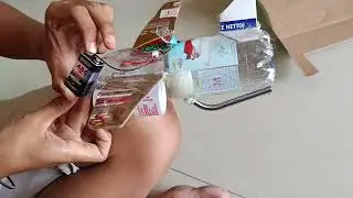 Membuat pesawat air dari botol bekas #funny #edukasi #kreatif #anak #eksperimen 