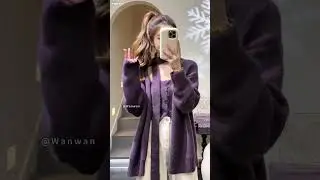 new Shop Knitted Sweater, Autumn and Winter Color Block Long Sleeve Tassel#trending #shorts #viral