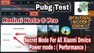 Redmi Note 9 Pro Pubg Mobile Test | Smooth + Extreme with Secret Mode ( Performance )