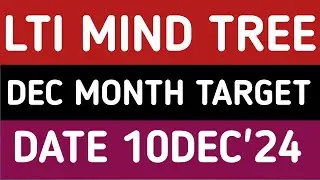 LTI MINDTREE STOCK LATEST NEWS UPDATES 10DEC'24/LTI MINDTREE SHARE LATEST NEWS UPDATES WITH TARGET