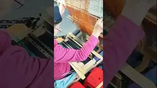 Amazing Backstrap Loom Weaving #backstraploom #weavingloom #weaving